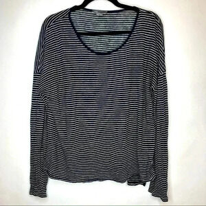 Vince Linen Oversized Striped Sweater Size Med EUC​​